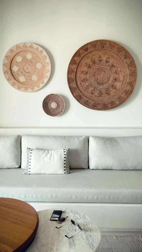 Boho chic home accessories design